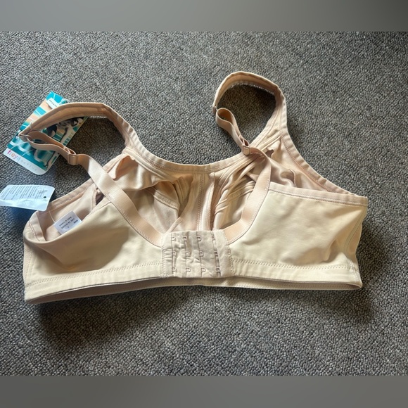 NWT Freya Active 36DD Women's Beige Sports Bra, thick straps - Picture 7 of 8